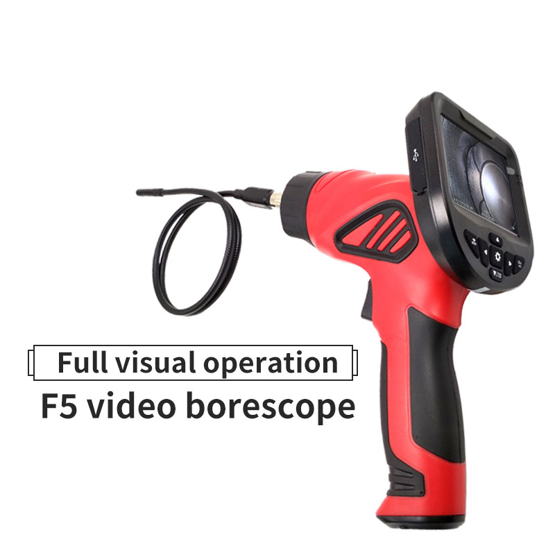 8.5MM Borescope Inspection Camera 2600mA Video Borescope IP67  Waterproof Automotive Borescope Factory	