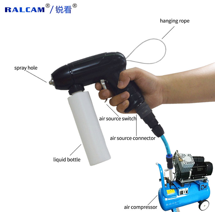 Handheld Durable Industrial Electric Disinfection Sprayer 250ml Nano Spray Gun Factory