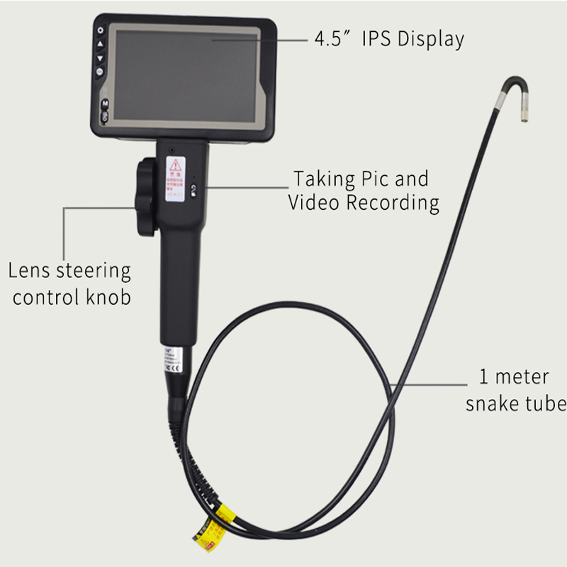 Good Borescope With Camera 5.5mm 180° Borescope With Articulating Head Factory