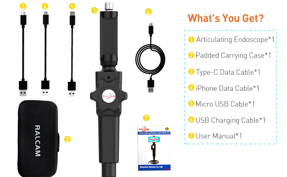 Articulating Borescope For Iphone