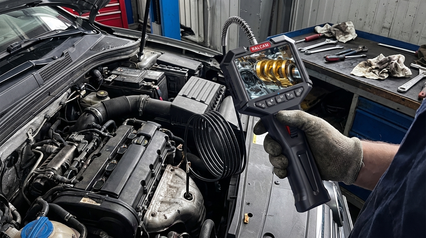 See the Unseen: Revolutionize Diagnostics with the Automotive Articulating Borescope