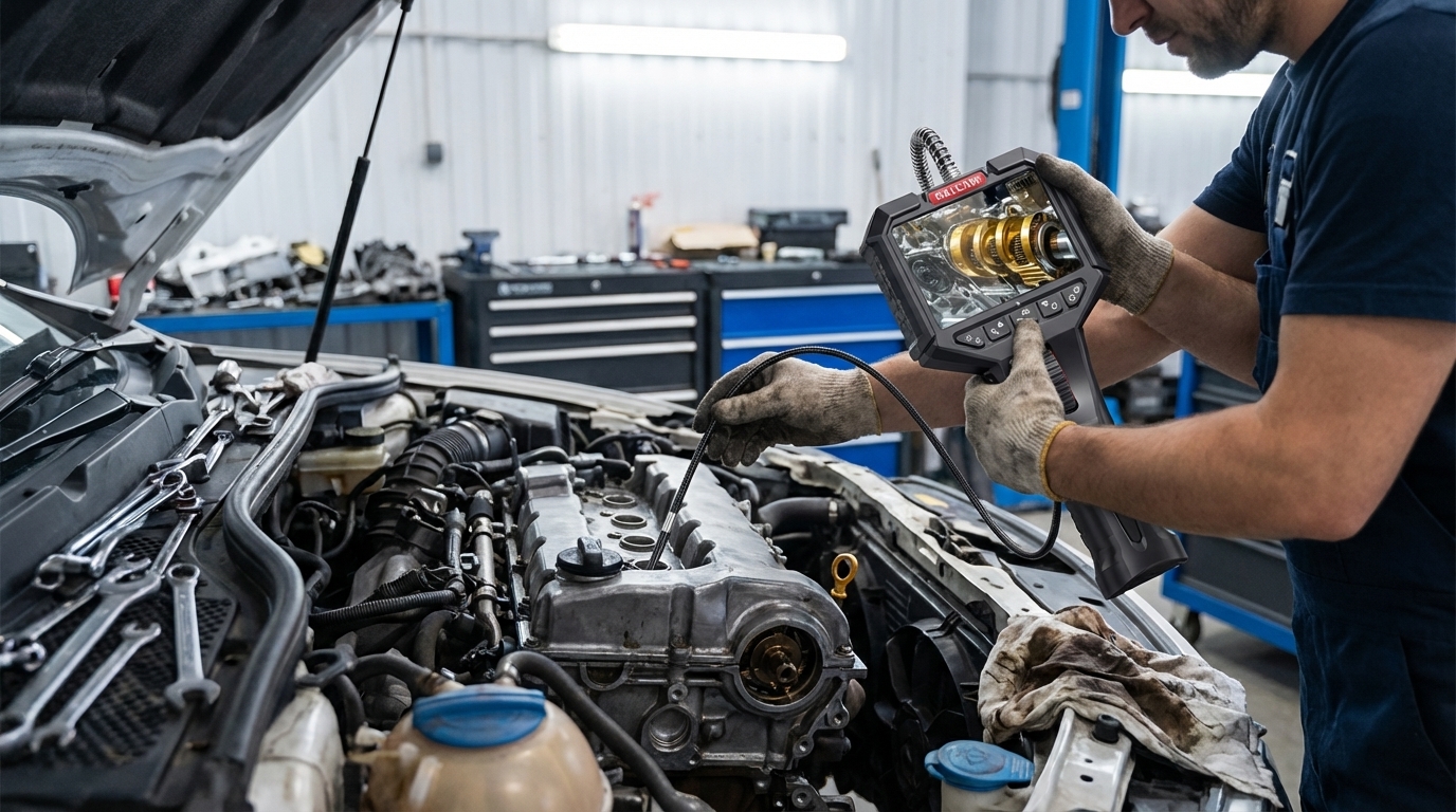 Unveiling the Unseen: Master Precision Diagnostics with the Automotive Articulating Borescope