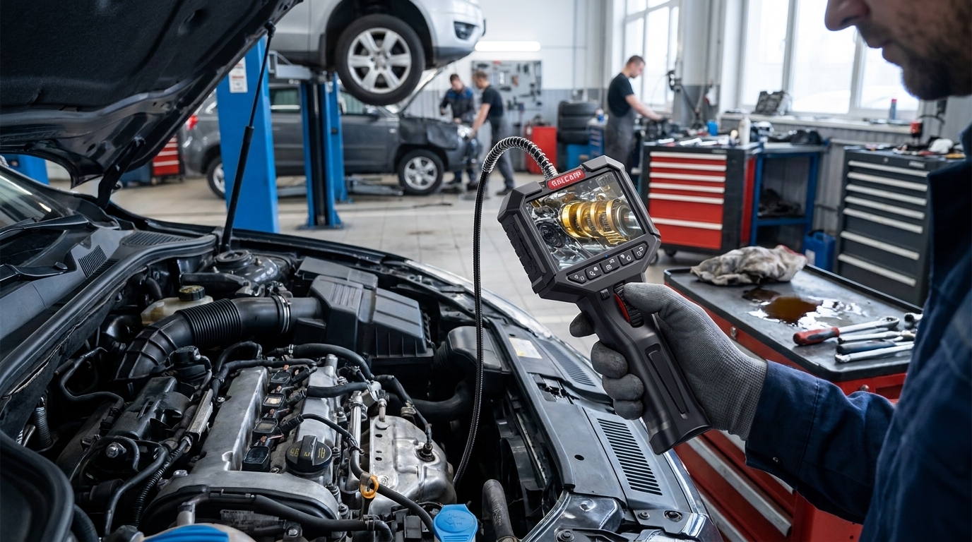 Revolutionize Diagnostics with the Automotive Articulating Borescope: 360° Precision for Every Hidden Space