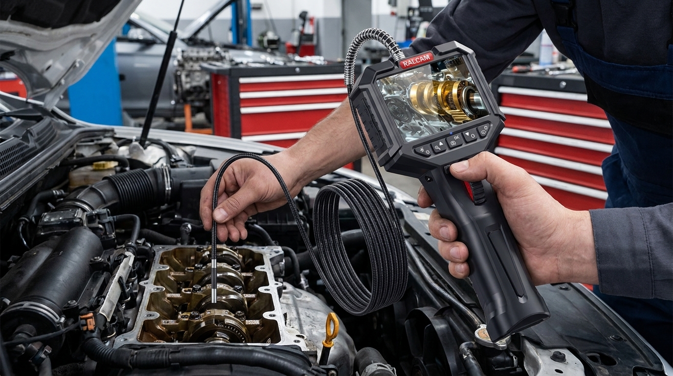 Master Precision Diagnostics: The Advanced Automotive Articulating Borescope