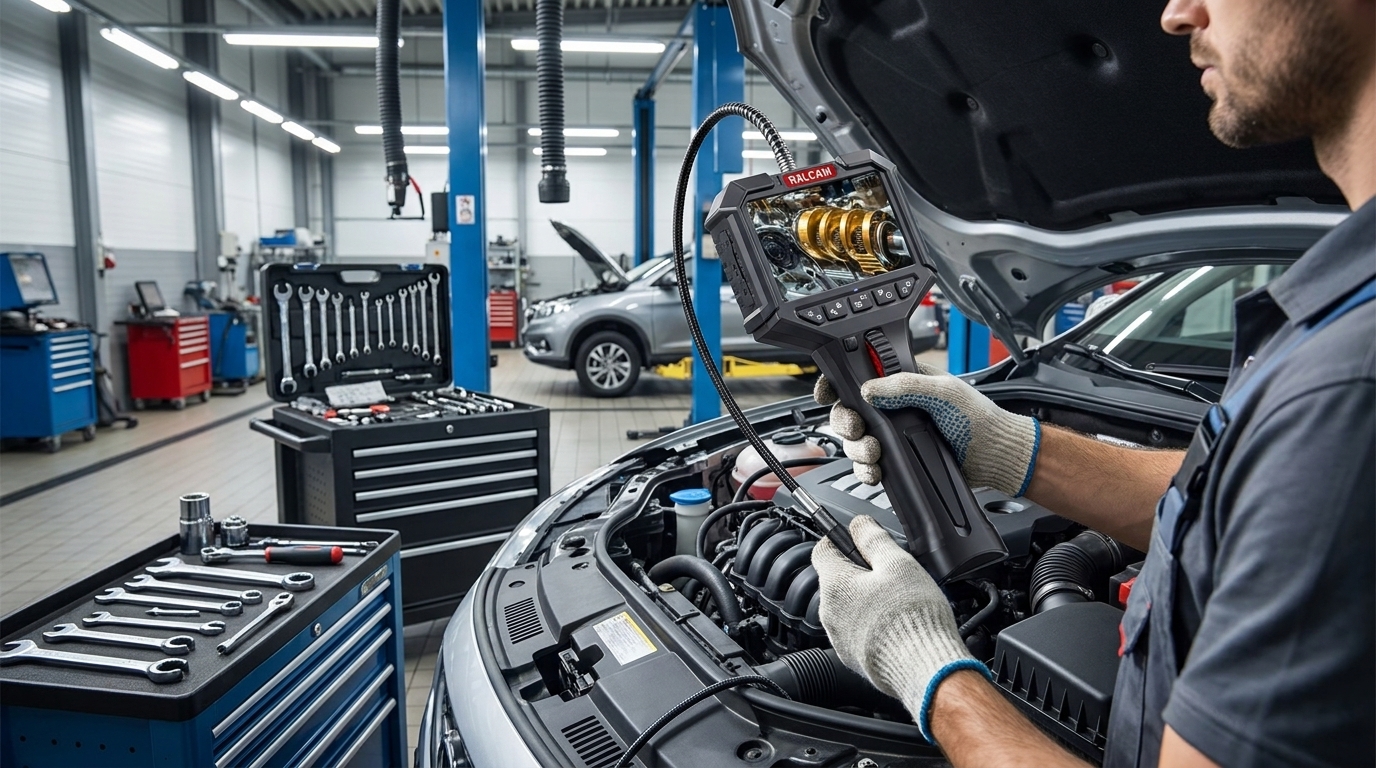 Automotive Articulating Borescope: The Ultimate 360-Degree Inspection Tool for Professionals