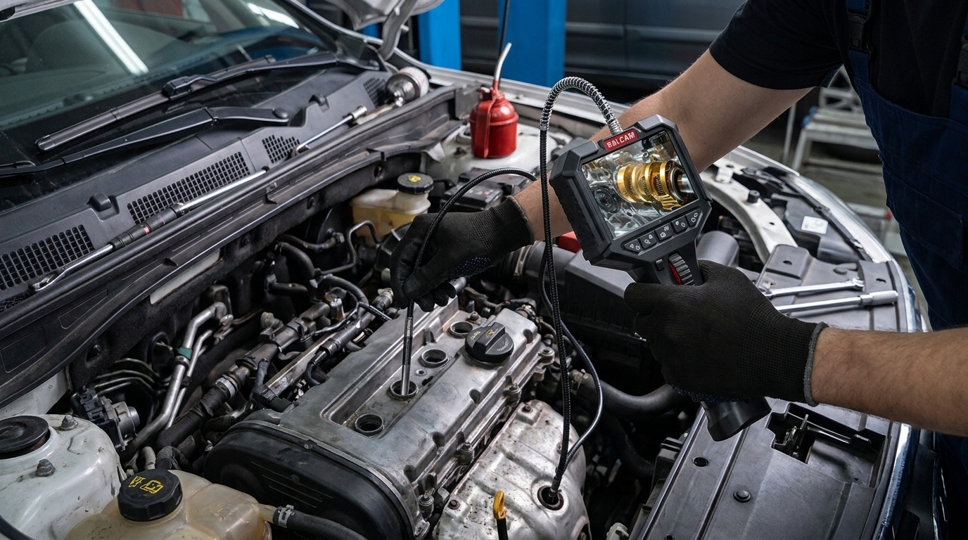 Revolutionize Your Diagnostics: The Automotive Articulating Borescope for 360° Precision Inspection