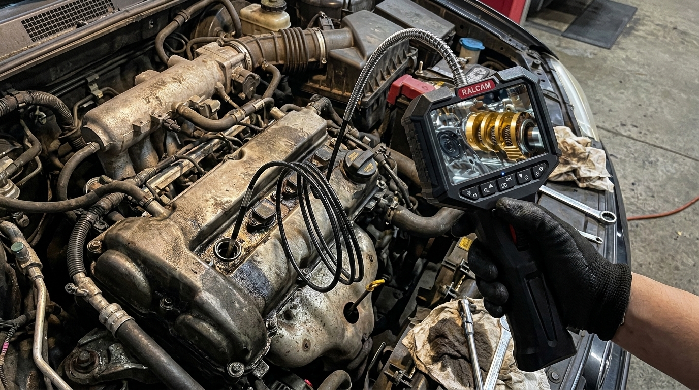 See the Unseen: Master Precision Diagnostics with the Automotive Articulating Borescope