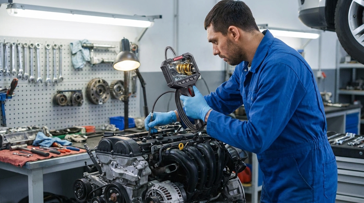 Unveil the Unseen: Master Diagnostics with the Automotive Articulating Borescope