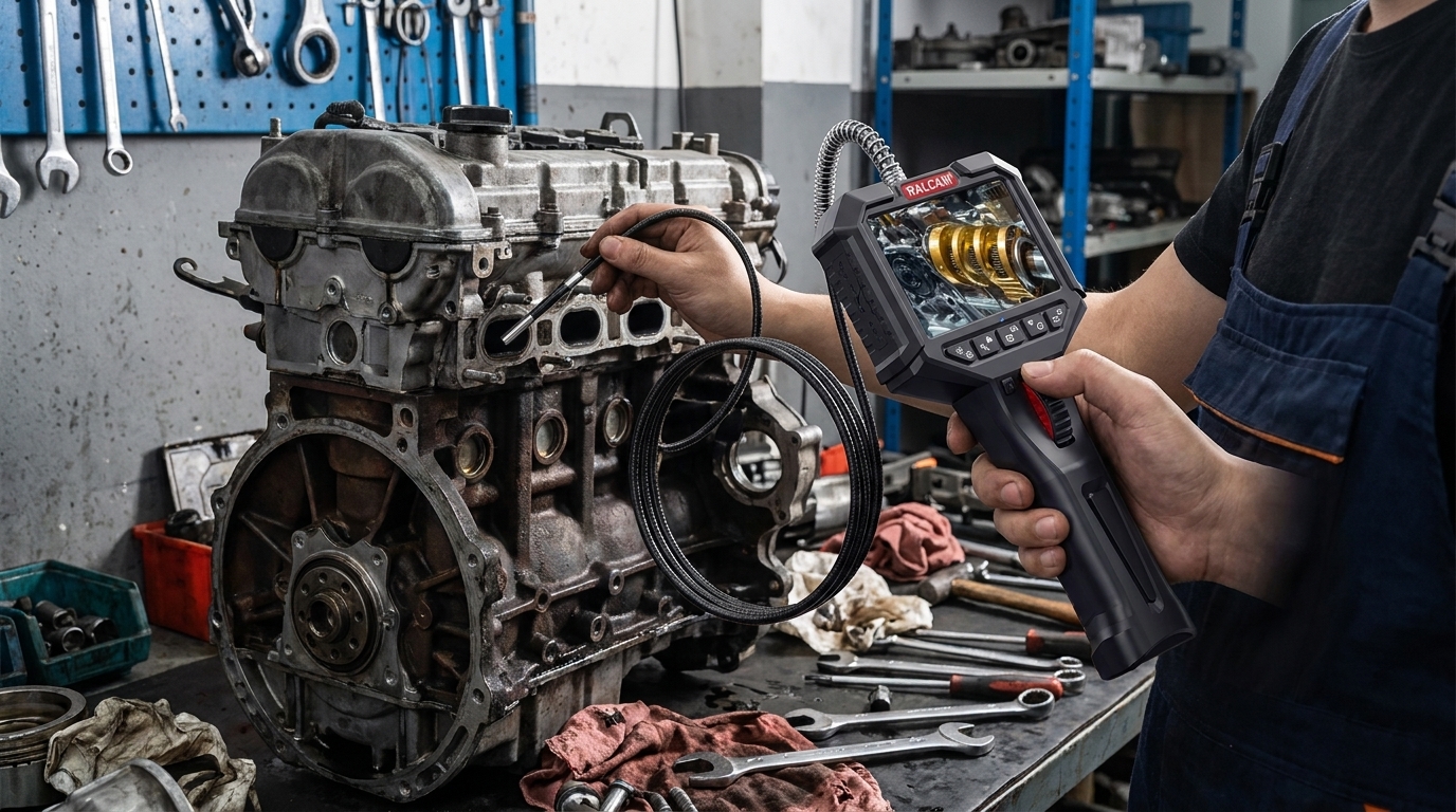 See the Unseen: Revolutionize Diagnostics with the Automotive Articulating Borescope