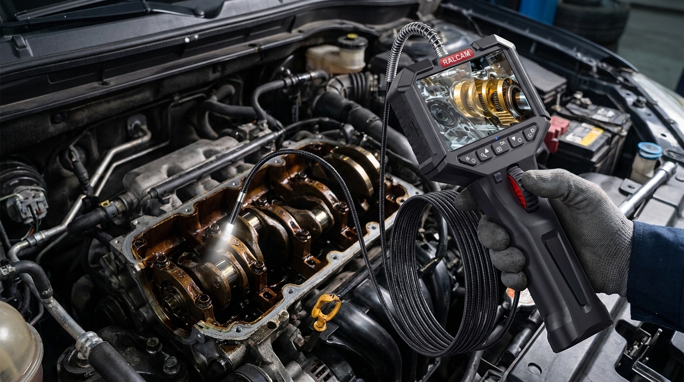 Unlock Precision Diagnostics: See the Unseen with the Ultimate Automotive Articulating Borescope